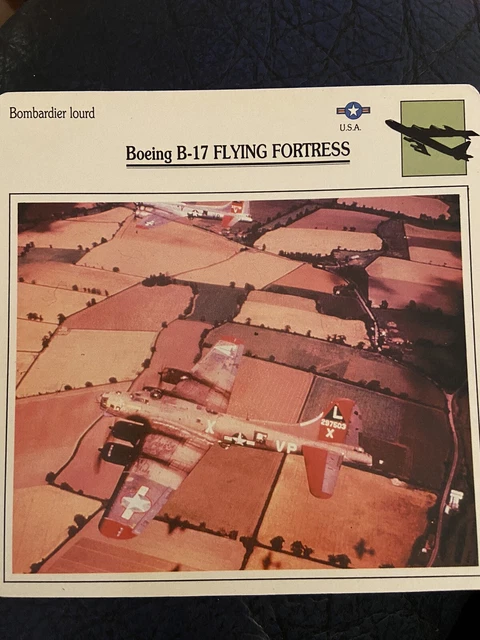 Carte Collection Bombardier Lourd Boeing B-17 FLYING FORTRESS