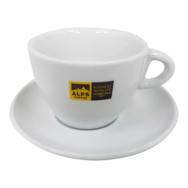 Alps Coffee Schreyögg New Cappuccinotasse mit Unterteller - Caffe Milano