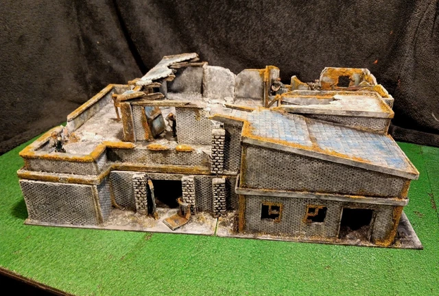 WARGAMES TERRAIN SCENERY Building Rovine Warhammer WW2 40K azione ...