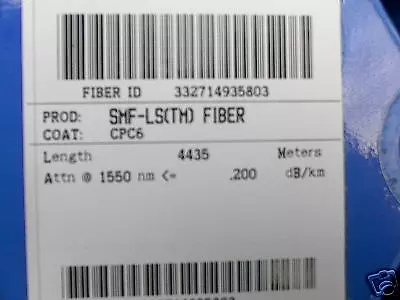 Corning SMF-LS Optical Bare Fiber 4.5 km CPC6