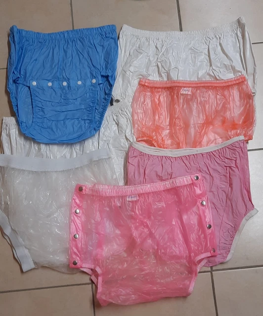 Lot De 8 Culottes De Protection Plastique ABDL Neuves - Tailles L Et XL
