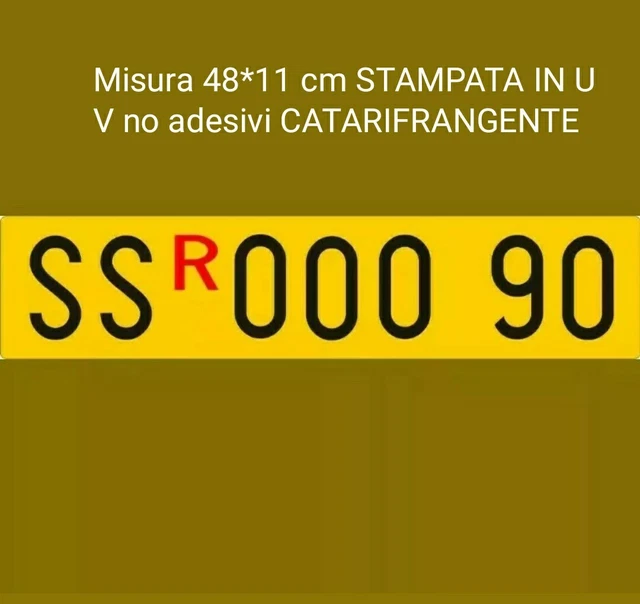Targa Ripetitrice Per Moto Enduro - Personalizzabile Con Stampa UV, Per Campionati Italiani FMI - Foto 3