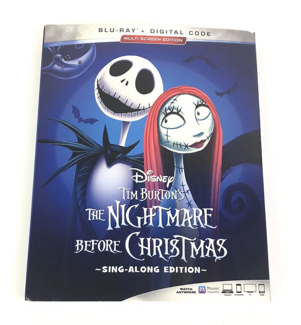 DISNEY THE NIGHTMARE BEFORE CHRISTMAS Sing Along Edition BLURAY