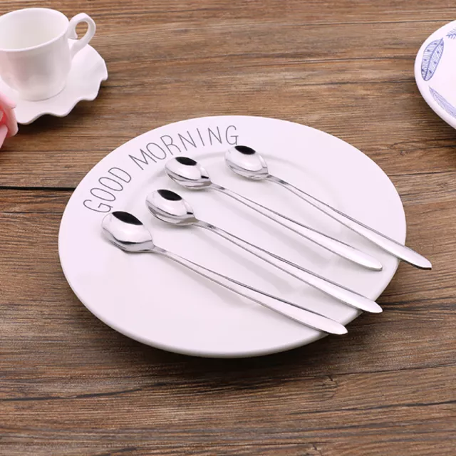 2pcs Table Spoon Lightweight Thick Soup Spoon Stainless Steel