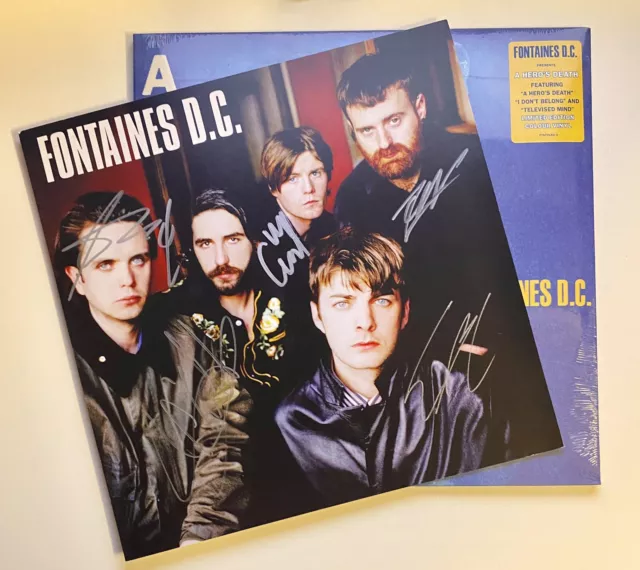 Fontaines D.c. - A Hero’s Death 12” Coloured Vinyl Sealed & Hand Signed Print