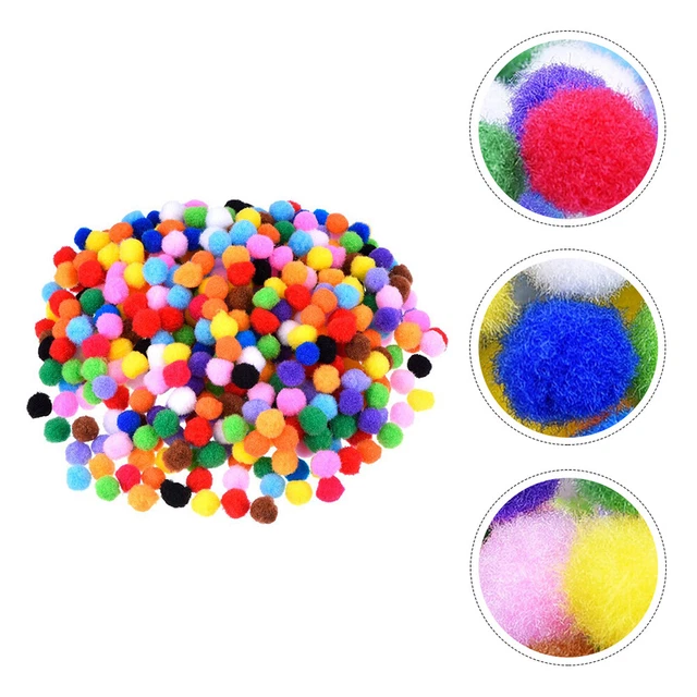 2000 Pcs Boule De Pompon Moelleuse Balle En Peluche Décor De Noël Masse