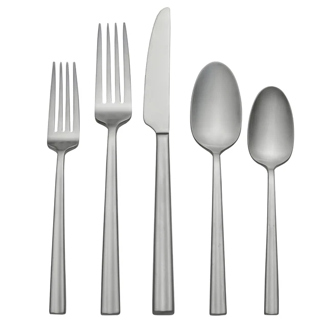 Oneida Reverso 45-Piece Silverware Set, Service for 8 NEW Flatware Sets