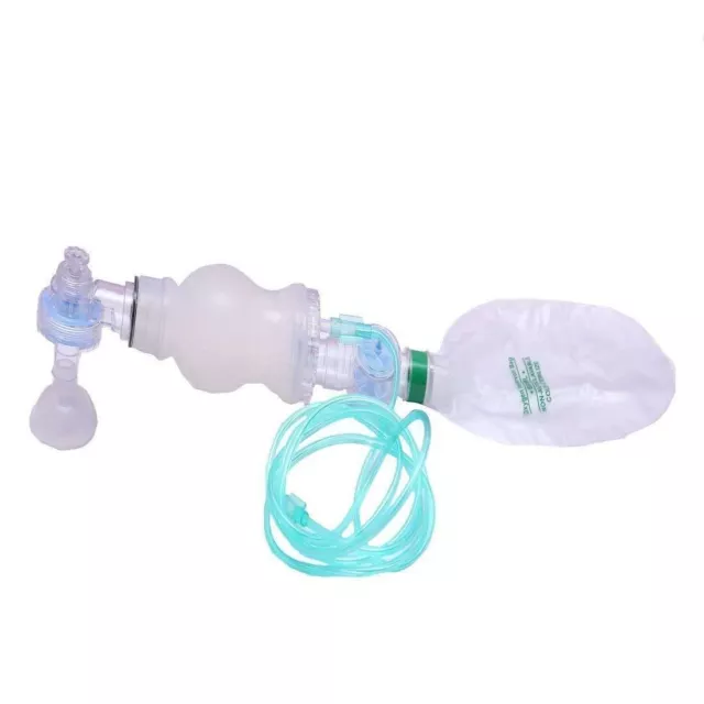 Brand New Ambu Bag Infant Silicon Manual Resuscitator Oxygen Tube Mask-CPR Kit