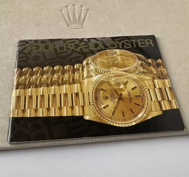 Original ROLEX Booklet YOUR ROLEX OYSTER 4.1997 English 579.52 ENG