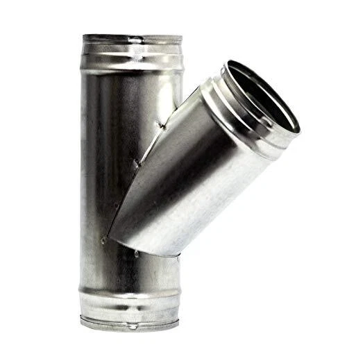 4'' Inch 45 Degree Duct Connector 3 Way Hose Adapter/Splitter for Hose T
