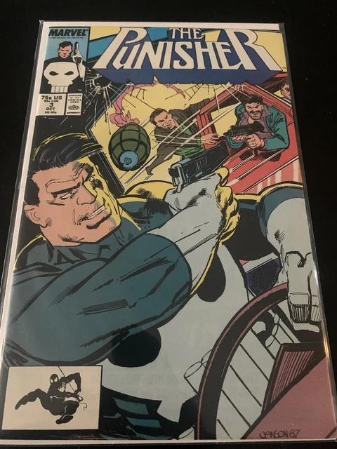 The Punisher #3 (1987) Marvel Comic Book 1st ongoing series FRANK CASTLE MCU