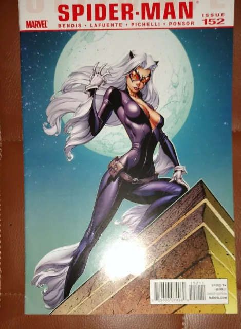 Ultimate Spider-Man #152 J Scott Campbell Black Cat cover! HIGH GRADE NM 9.4 HOT