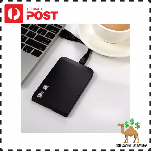 2TB External Hard Drive-USB 3.0 Portable HDD Ultra Slim External HDD