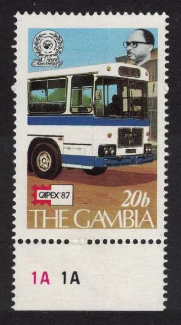Gambia Public Transport Corporation Mail Buses 1987 MNH SG#724