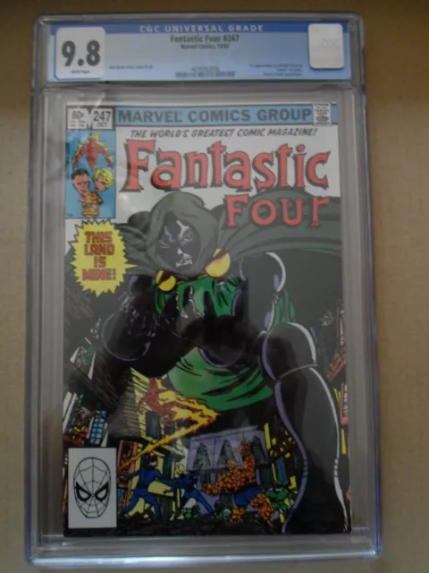 Fantastic Four #247 Cgc 9.8 - White Pages - 1St Kristoff Vernard Appearance