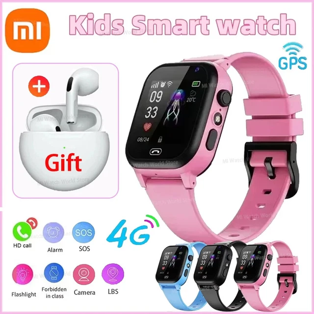 Smartwatch 4G Per Anziani Con SOS, Allarme Caduta E GPS – Schermo 1.83", Funzioni Benessere E Supporto Remoto, Autonomia E Sicurezza (Rosso, Nano SIM Non Inclusa)