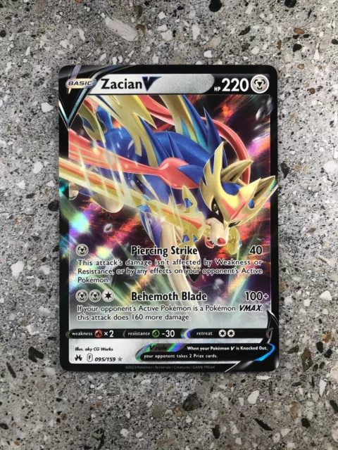 1) japanese Shiny zacian V 029/028✨✨✨ (2) Japanese zacain V 016