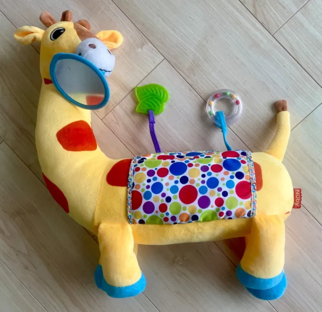 NUBY Giraffe Tummy Time pillow in Great Condition BRILLIANT BUY!