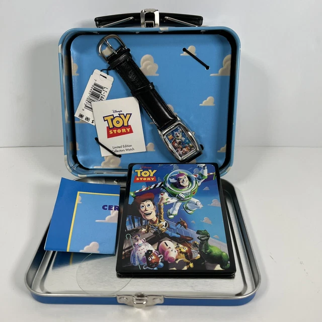 Vintage 1996 Disney Toy Story Collectors Fossil watch with lunch box Brand New Vintage 1996 Disney Toy Story Collectors Fossil watch with lunch box Brand New