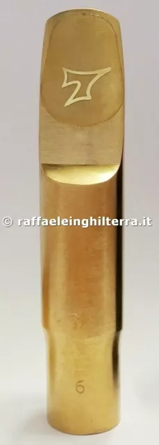 Lebayle bocchino sax tenore Camera LR Metallo Gold 6