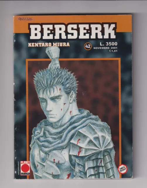 BERSERK # 42 - 1° serie - Planet Manga 2001 - Kentaro Miura EUR 4,90 -  PicClick IT