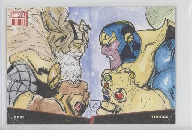 2020-21 Upper Deck Marvel Annual 1/1 Marco Carrillo #BB9.29 Auto Sketch 0o04