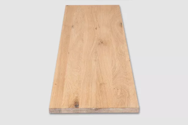 Scaffale scaffale a parete livello di posa ripiano rovere rovere rovere selvatico 20 mm DL bianco oliato