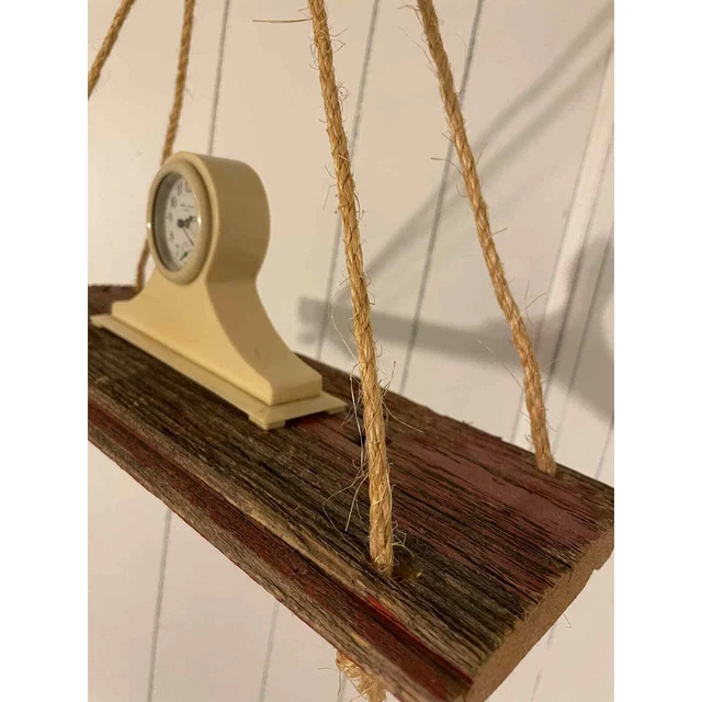 New Reclaimed Barn Wood Hanging Wall Shelf TA3 BWS3 3