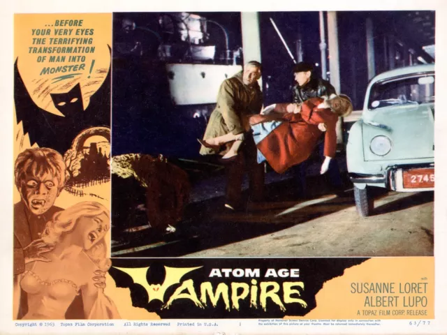 11343.Decor Poster.Room interior.Vintage wall art.Atom Age Vampire retro movie