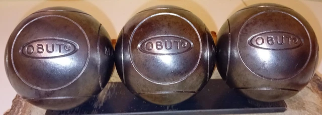 Triplette De Boules De Pétanque Obut MATCH – Diamètre 73 Mm – Poids 700g