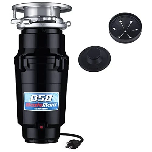 Waste Maid 10-US-WM-058-3B Garbage Disposal Anti-Jam Stainless Steel Food Was...