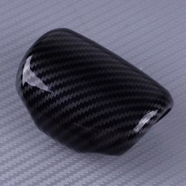 Car ABS Carbon Fiber Gear Lever Shift Knob Trim Fit For Honda CR-V CRV 2017-2019