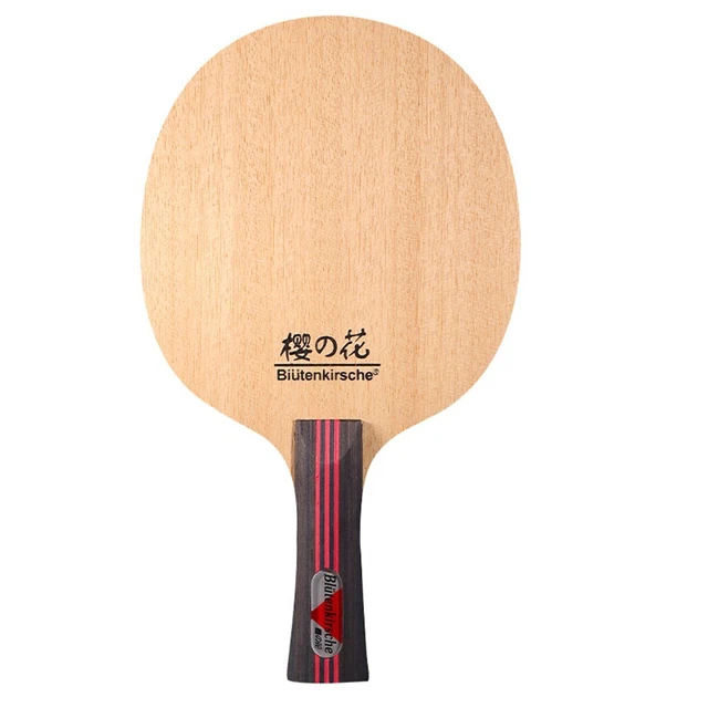 Table Tennis Racket Bottom Plate Pure Wood Ping Pong Blade Paddle Long Handl
