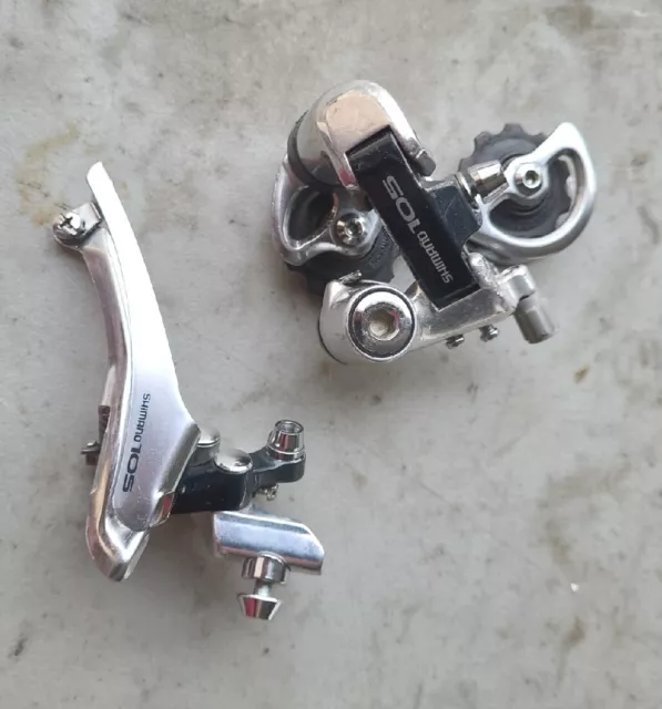 Shimano 105 RD-1050 Rear Derailleur & FD-1050 Front Derailleur Combo Set