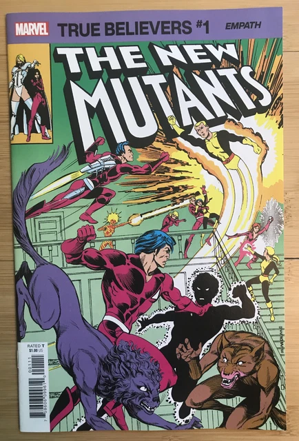 TRUE BELIEVERS X-MEN EMPATH #1 2020 MARVEL COMICS the New Mutants Reprint