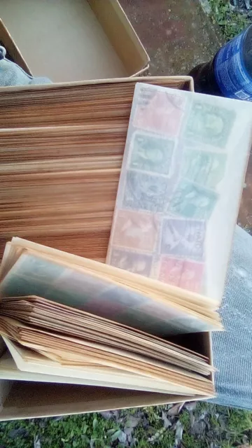 old postage stamp collection