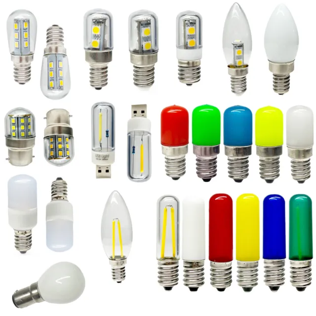 Mini-LED-Glühbirnen E14 E17 B22 Kühlschrank Backofen Mikrowelle Lampe 220V 240V