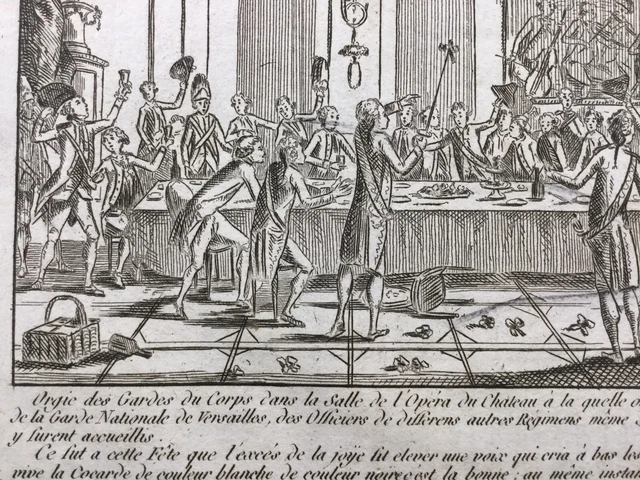 Gravure Originale De 1793 - Nice Et Villefranche En 1792 Par Le Général D'Anselme (Révolution Française)