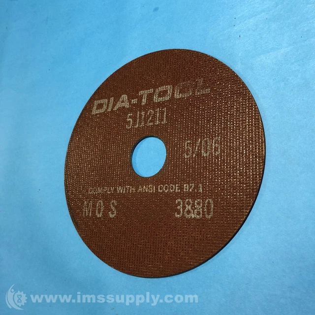 Dia-Tool 5J1211 5/06 Cut-Off Wheel, 7" OD FNIP