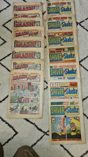 Shiver and Shake and Smash comics