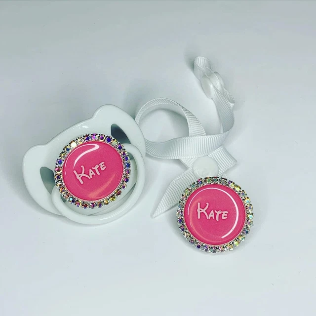 Mädchen rosa Scheinclip Kinderwagen Charm Designer Baby Chef silber weiß grau schwarz grau