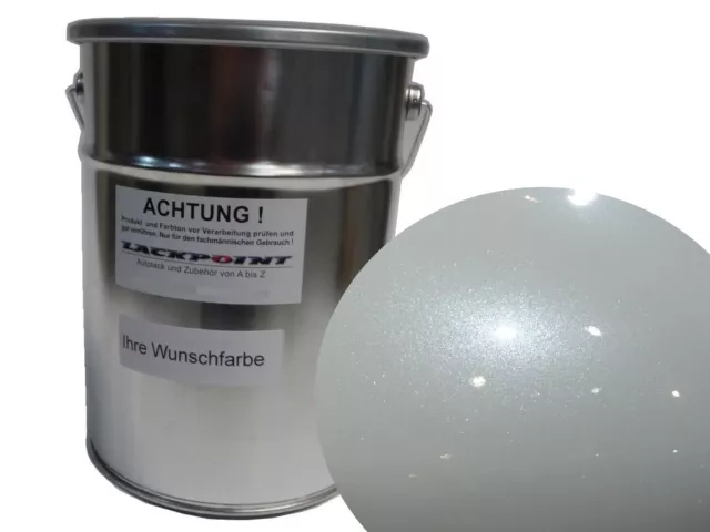 3 Litre Prêt à Être Pulvérisé Peinture Base Eau Blanc Perlé Métallique Lackpoin