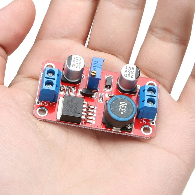 1 pz XL6019 5A Max DC/DC Power Supply Board regolabile modulo DC 5-40V S