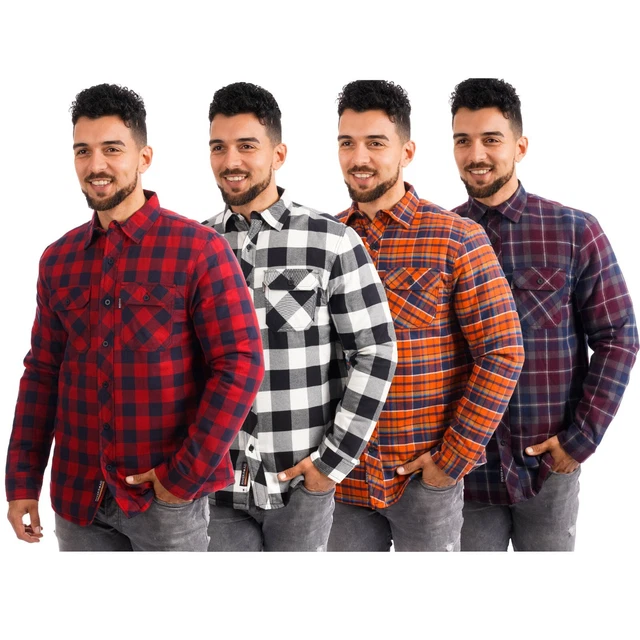 New Mens Padded Quilted Lined Shirt Lumberjack Fleece Jacket Flannel Warm Work