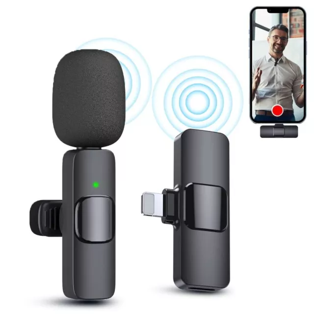 Tragbar Mini-Mic 2023 Telefon-Mikrofon Neu Drahtloses Lavalier-Mikrofon