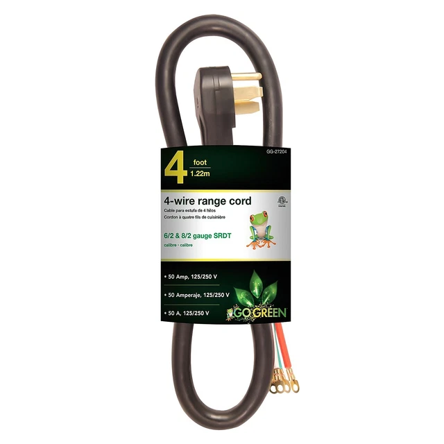 Go Green Power GoGreen Power 4' 4W Range Cord (GG-27204)