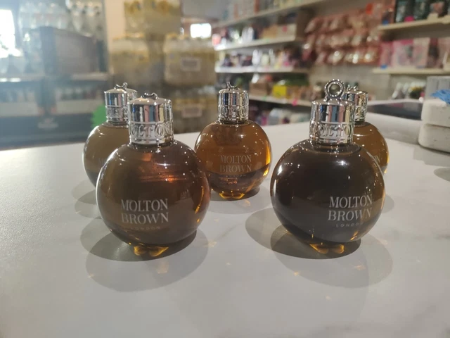 Molton Brown Re-charge Black Pepper Festive Baubles 75ml No Box No Hoop X 5