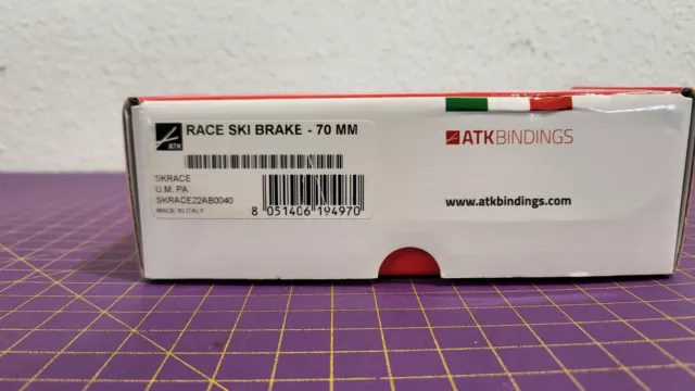 ATK Race Ski Brake 70 MM Schwarz 2