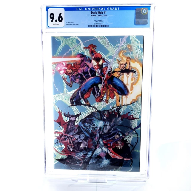 DARK WEB #1 - CGC 9.6 WP - Adam Kubert Virgin Variant 1:100 - 1st  App CHASM