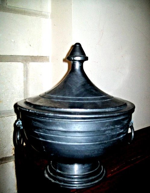 Grande Soupière En étain – Diamètre 30 Cm, Hauteur 25 Cm, Poinçon, Très Bon état